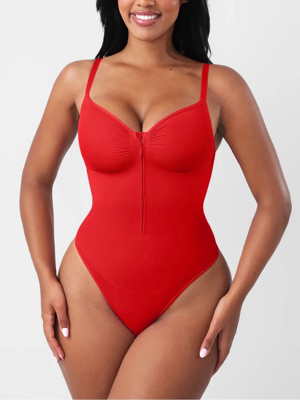 Feelingirl bundle of 2 - thong shaper with Front Zipper